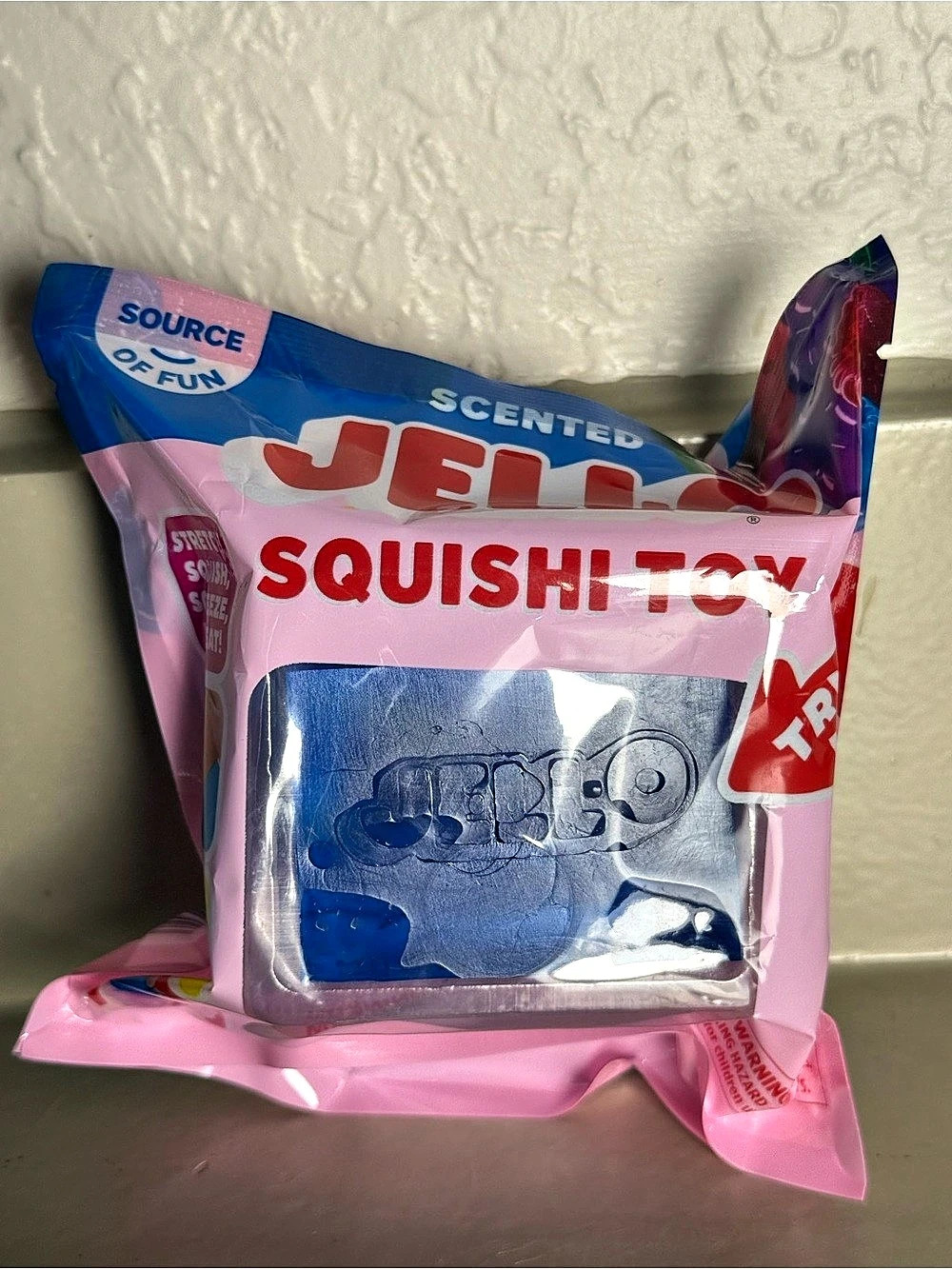Scented JELL-O Squishi Toy Blue